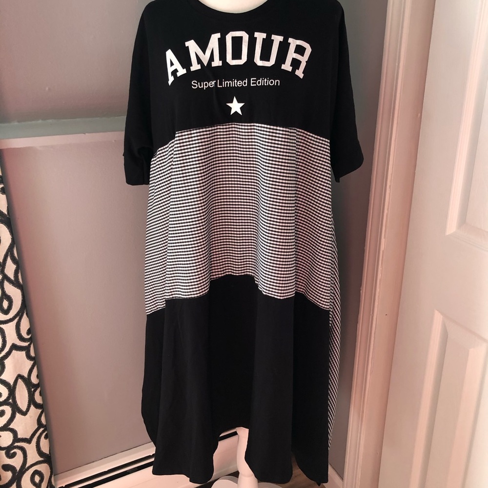 Unique asymmetrical dress